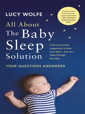 cover image of All About the Baby Sleep Solution
